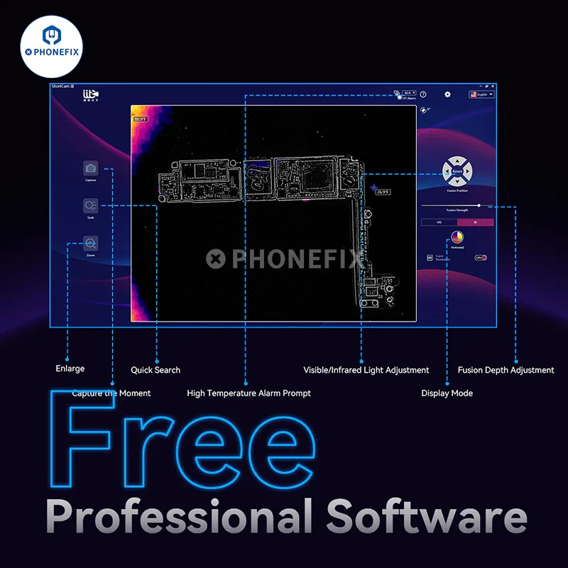 ShortCam III 4K Dual-light Thermal Imaging Camera Built-in Program - Image 9