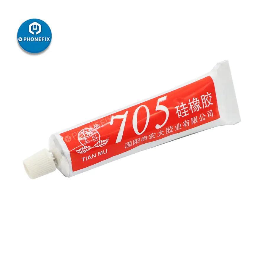 Silicone Industrial Adhesive 704 RTV Rubber Black Transparent Glue - Image 6