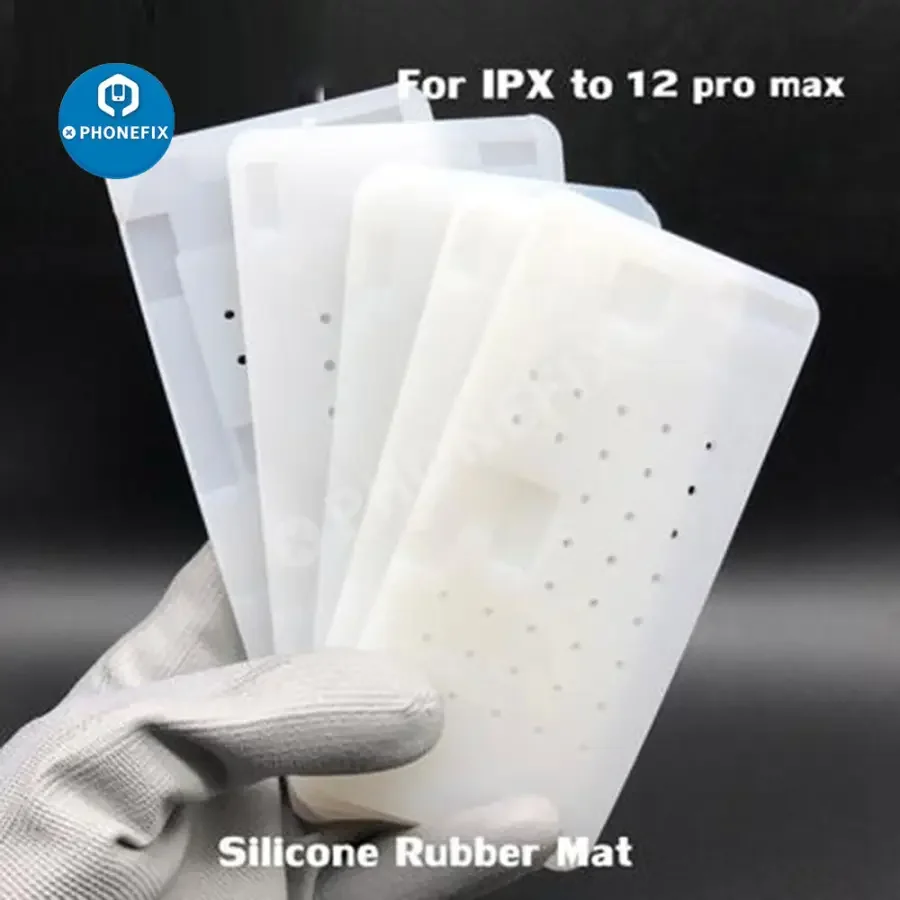 Silicone Rubber Mat Pad for iPhone 14 12 Pro Max X XS Glue Cleaning - Image 6