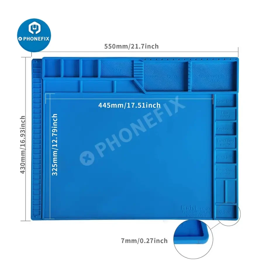 Silicone Soldering Mat With Magnetic Work Parts For Phone Repair - Image 8