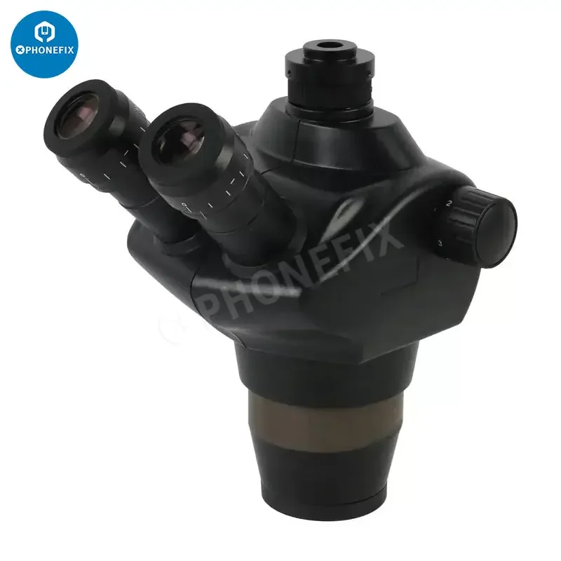 Simul-focal 8X-50X Industrial Trinocular Stereo Microscope With Lens - Image 14