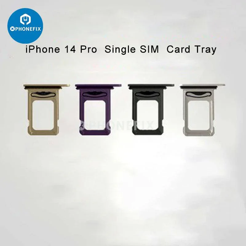 Single SIM Card Tray Holder Slot Replacement For iPhone X-14 Pro Max - Image 2