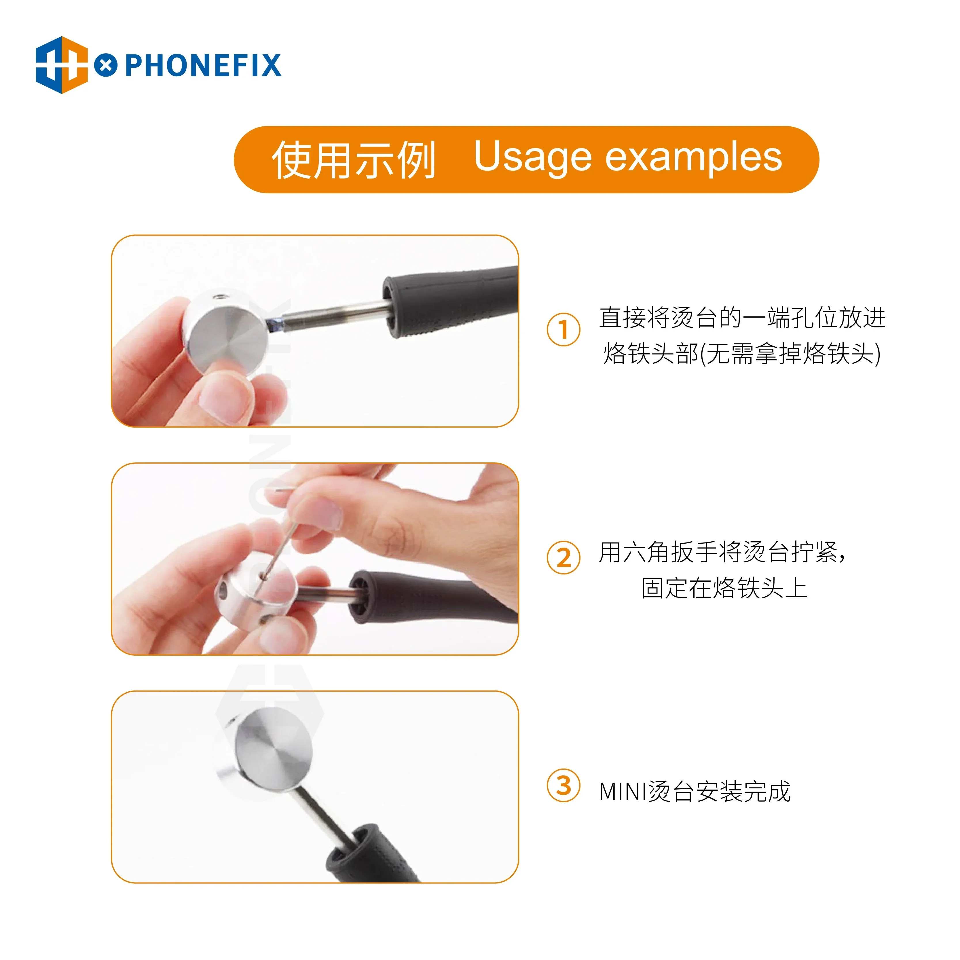 Small chip pre-Heating mini Head For JBC C210 C245 Soldering iron tips - Image 5
