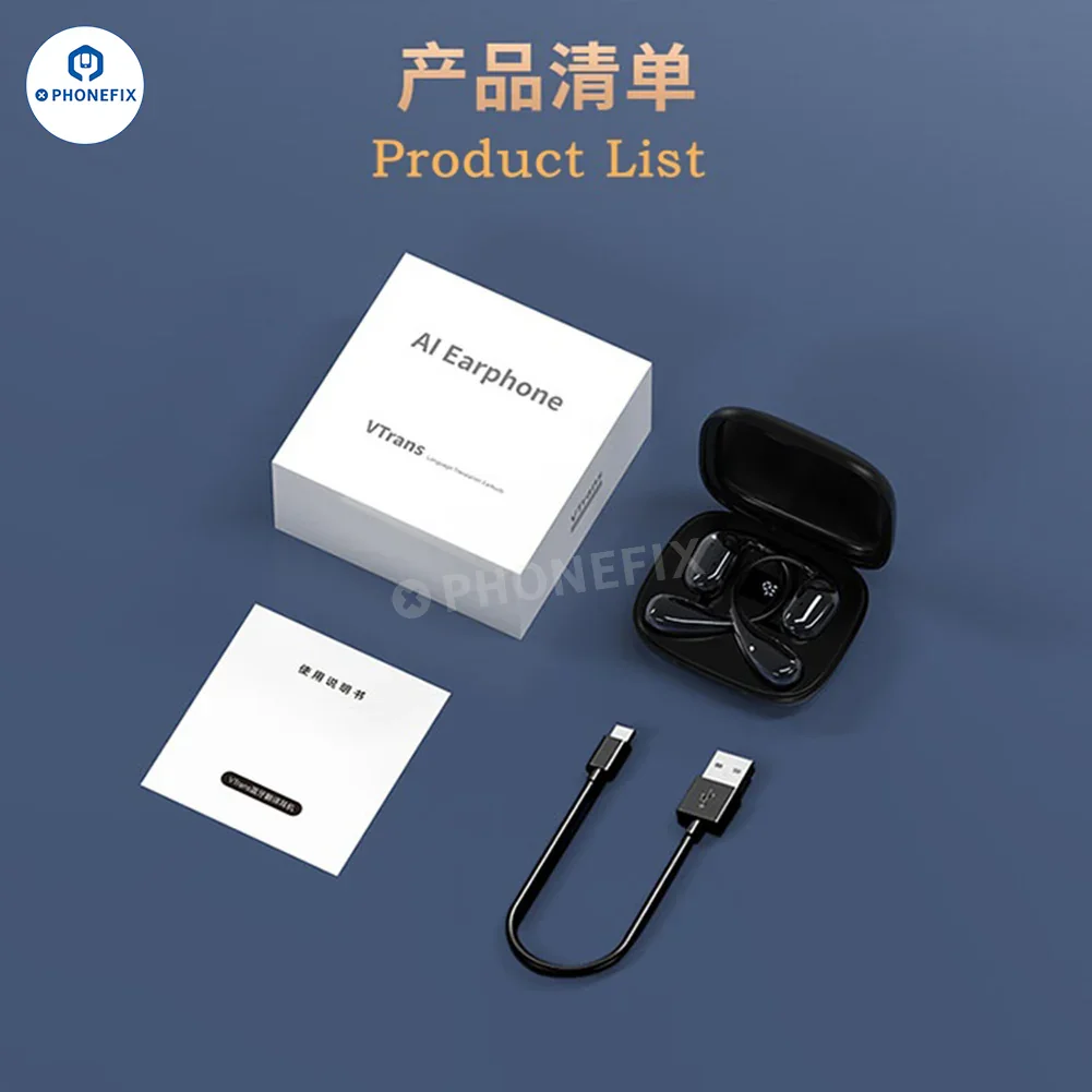 Smart Bluetooth Translation Earbuds AI Language Translator Headsets - Image 6