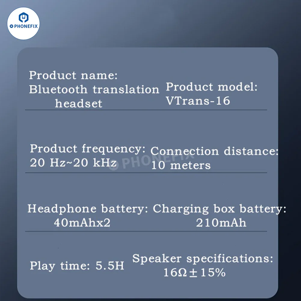 Smart Bluetooth Translation Earbuds AI Language Translator Headsets - Image 7