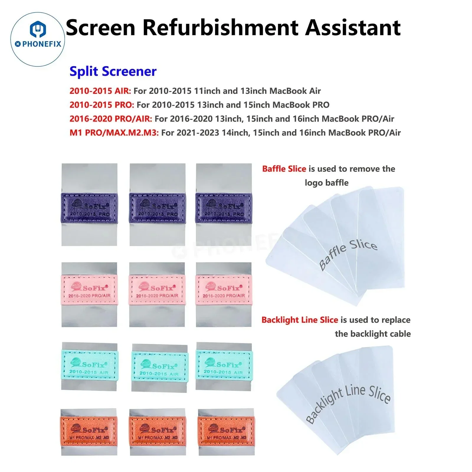 SoFix S-F401 Screen Removal Tool For MacBook LCD Refurbishment - Image 3