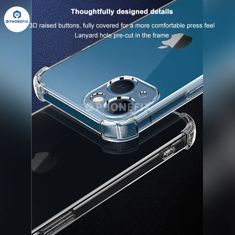 Soft TPU Full-Cover Silicone Cases For iPhone 12-16 Pro Max - Image 13