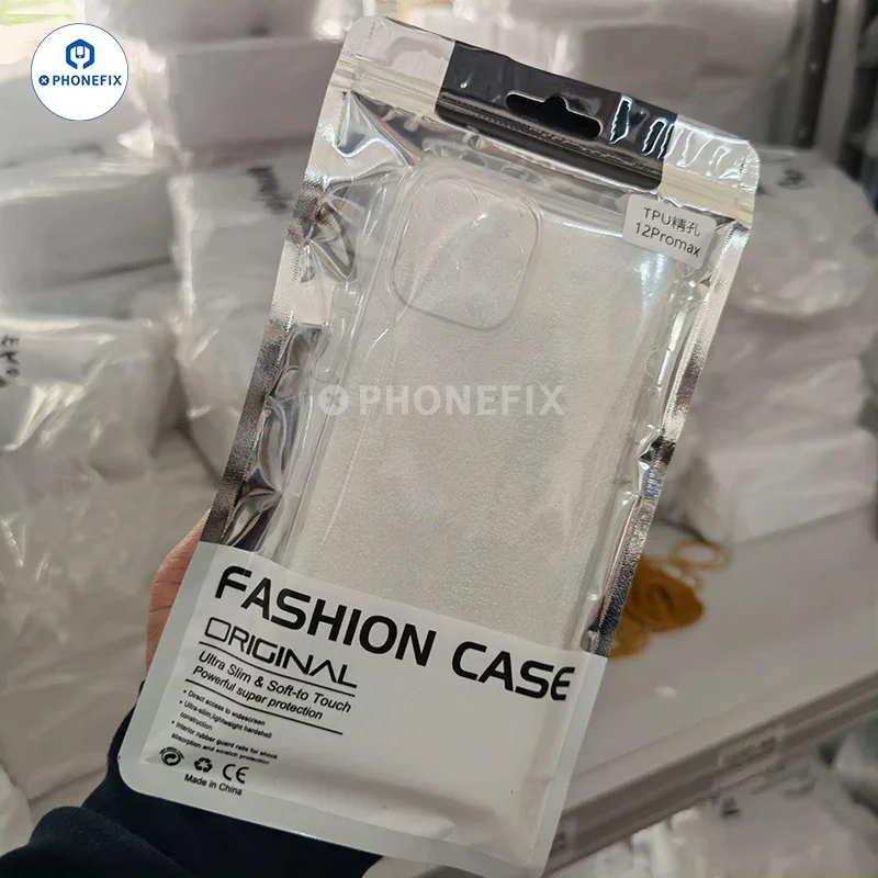 Soft TPU Full-Cover Silicone Cases For iPhone 12-16 Pro Max - Image 14