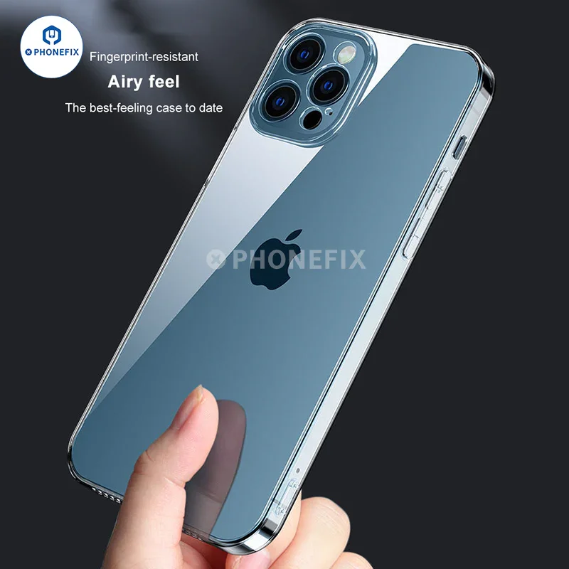 Soft TPU Full-Cover Silicone Cases For iPhone 12-16 Pro Max - Image 2