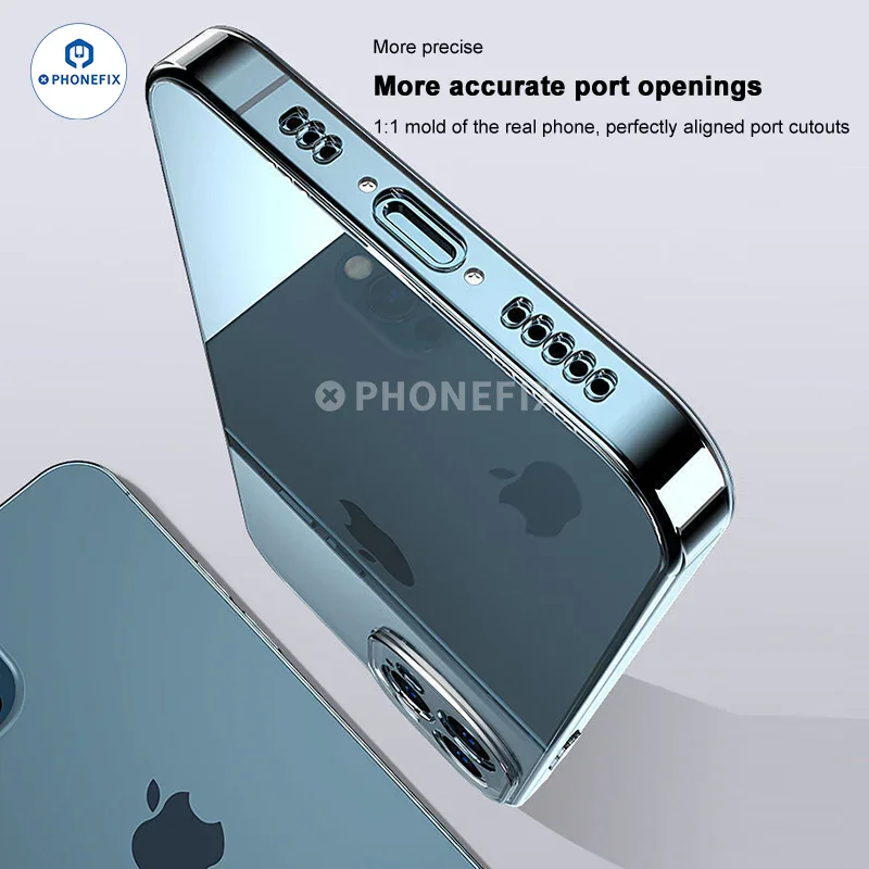 Soft TPU Full-Cover Silicone Cases For iPhone 12-16 Pro Max - Image 8
