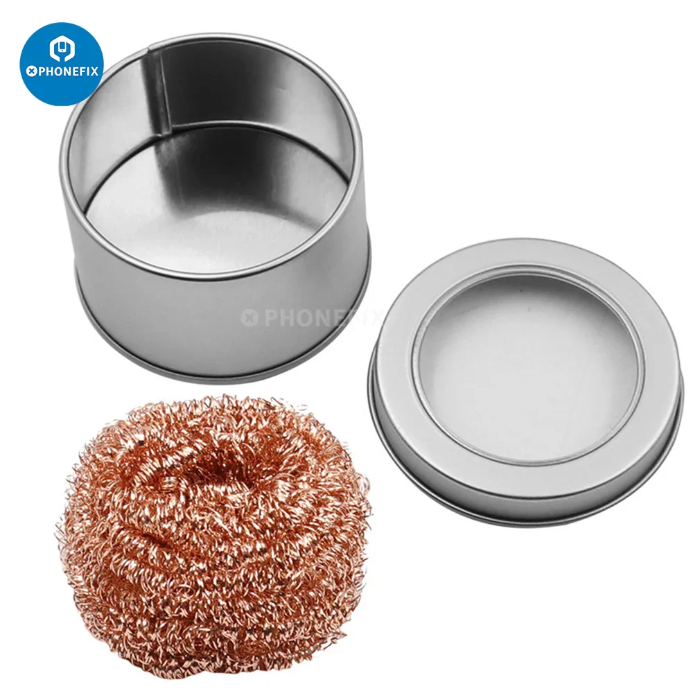 Soldering Iron Soft Steel Wire Ball Welding Iron Tip Dross Cleaner - Image 6