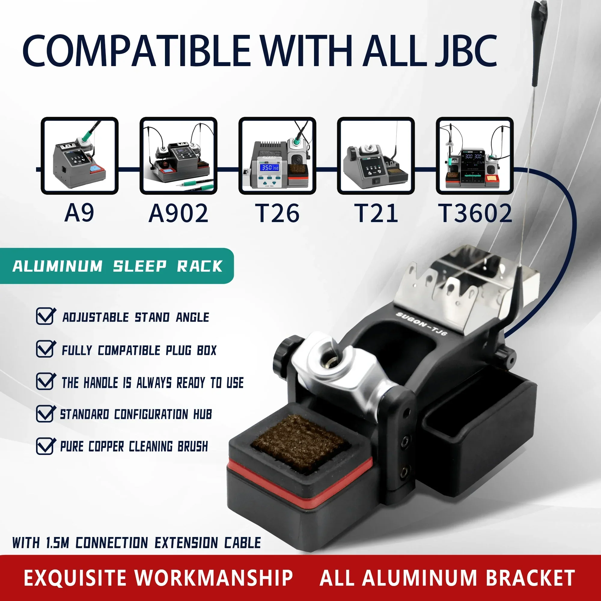 TJ6 Stand Sleep Seat Holder For JBC SUGON Aifen Soldering Station - Image 2