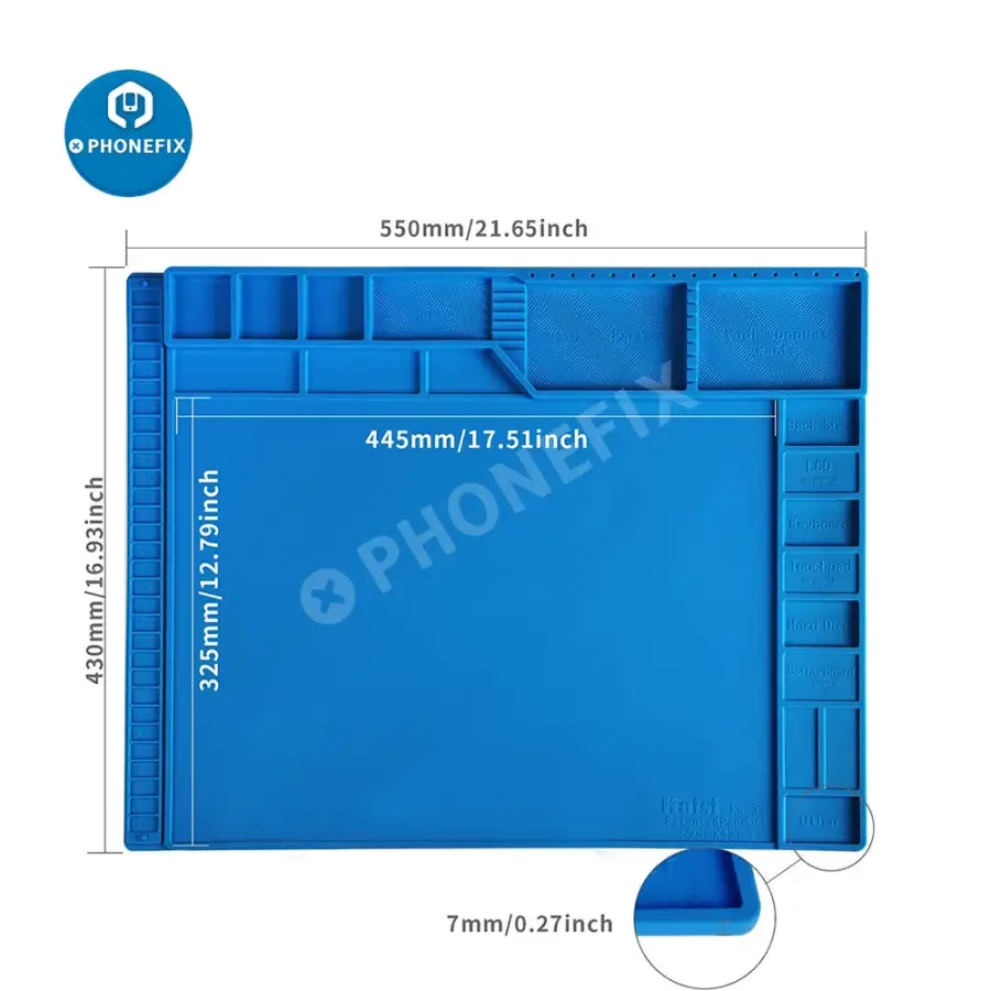 Soldering Mat Heat Insulation Silicone Pad Welding Repair Platform - Image 10