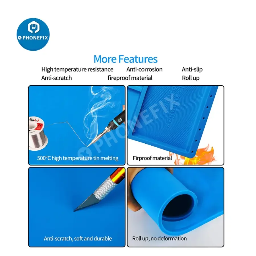 Soldering Mat Heat Insulation Silicone Pad Welding Repair Platform - Image 8