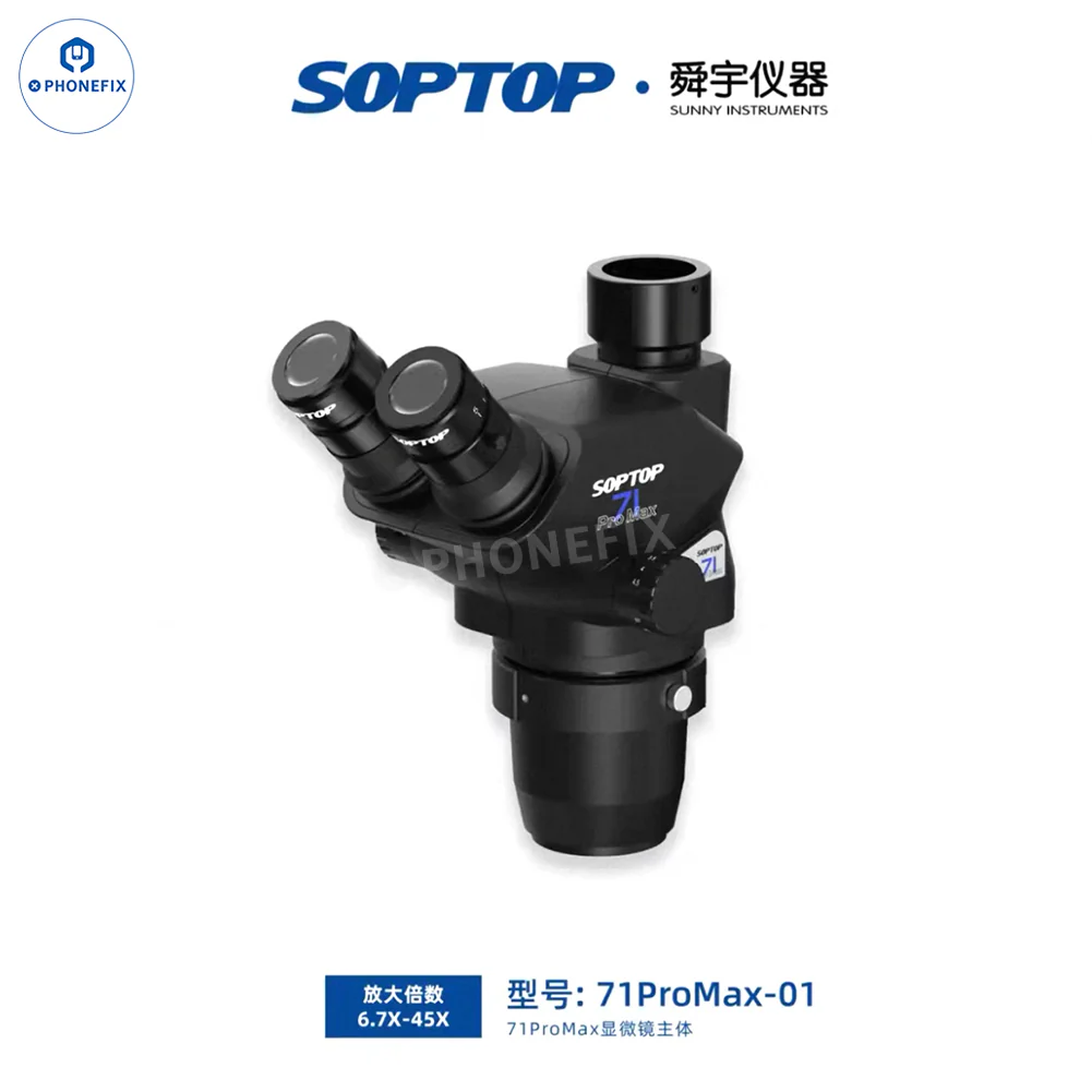 SOPTOP 71 Pro Max 6.7-45X Trinocular Microscope for Phone Repair - Image 7