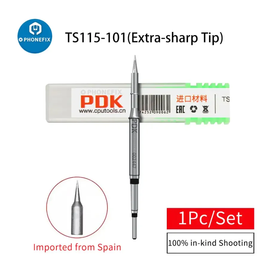 Spain Imported PDK C115 Soldering Tips for JBC I2C Soldering Station - Image 3