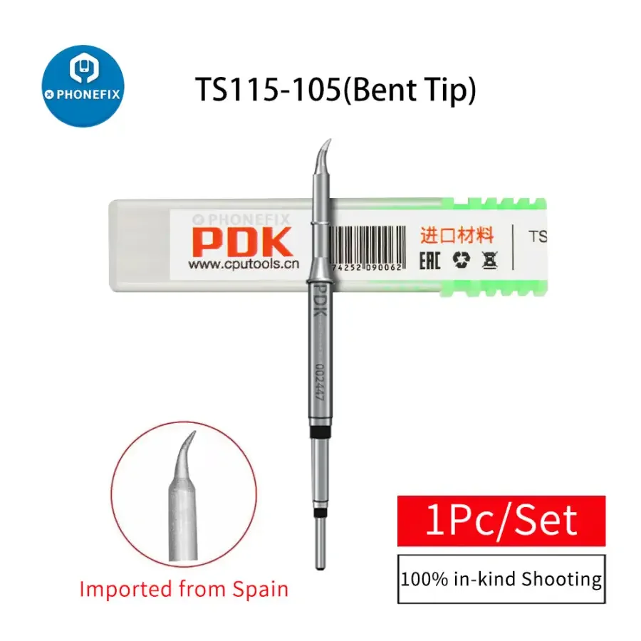 Spain Imported PDK C115 Soldering Tips for JBC I2C Soldering Station - Image 4