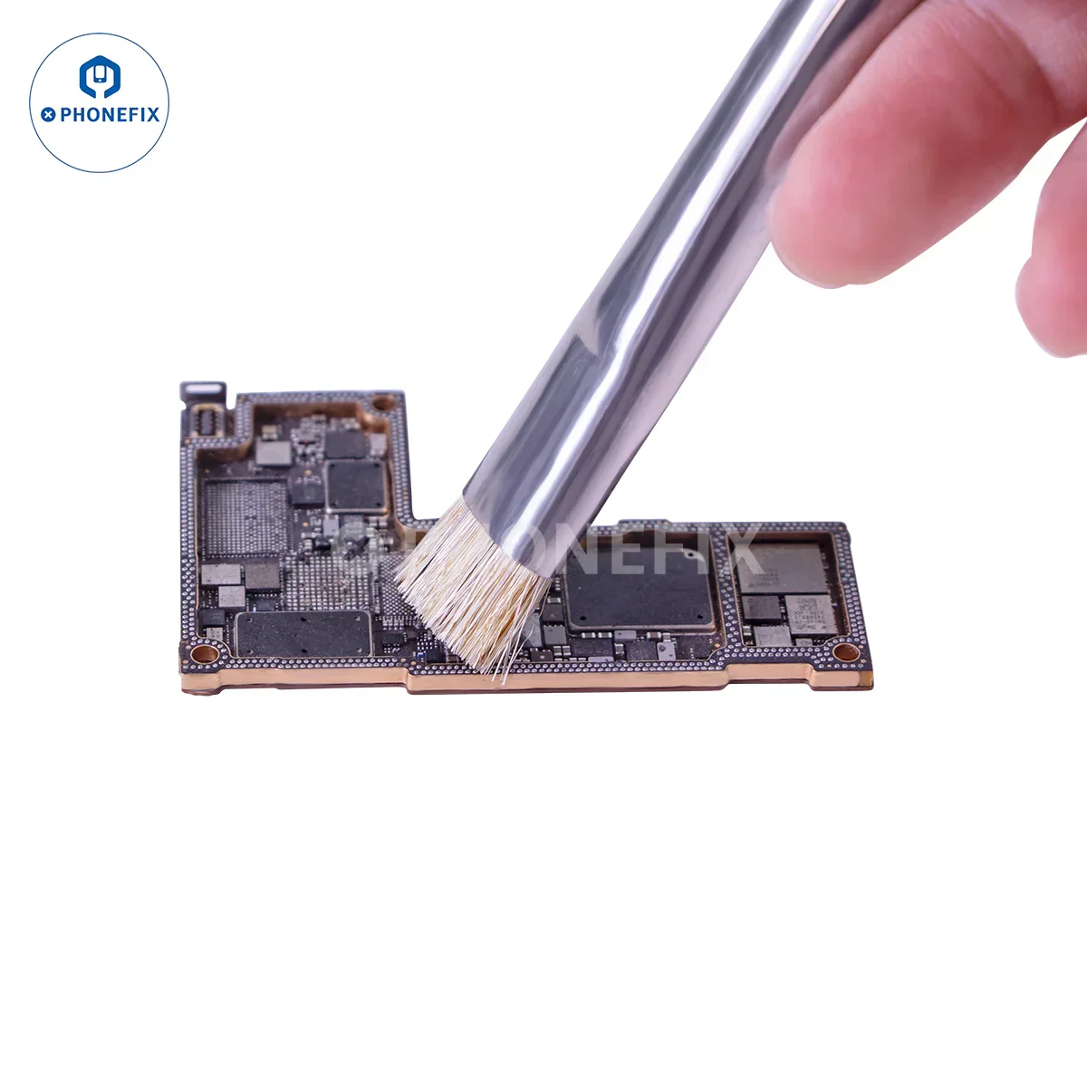 SS-022B Safe Brush: Dual-Head PCB Cleaning Tool for Mobile Repair - Image 2