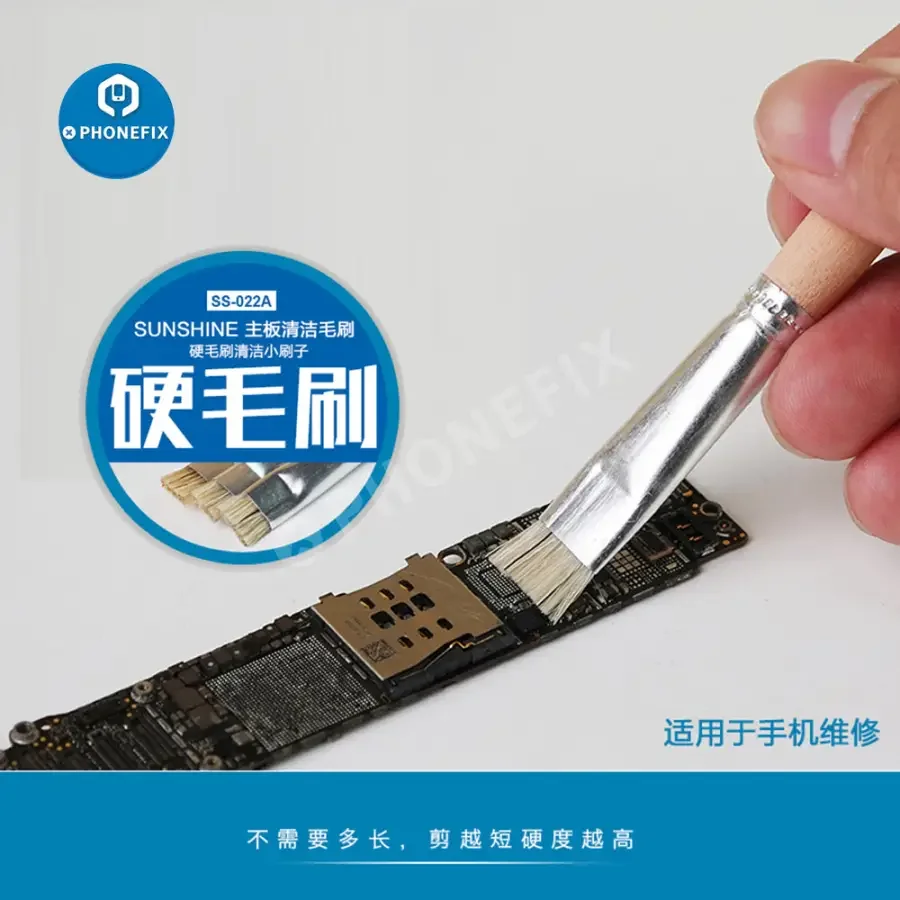 SS-022B Safe Brush: Dual-Head PCB Cleaning Tool for Mobile Repair - Image 9