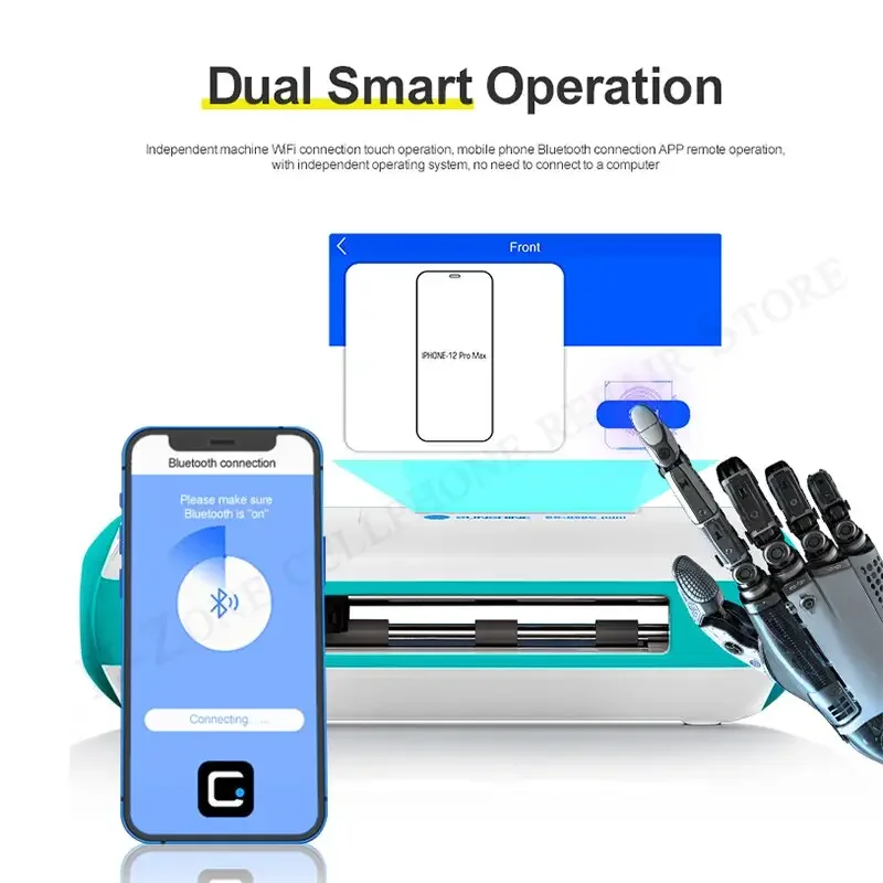 SS-890C Multifunction Intelligent Film Cutting Machine For Front Rear Film - Image 2