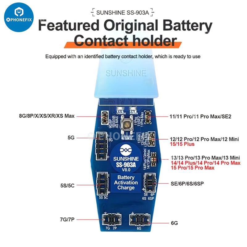 SS-904A Battery Charging Activation Board For iPhone Android - Image 4