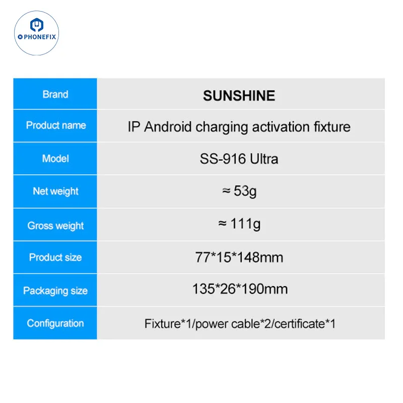 SS-916 Ultra Android & iPhone X-16 Fast Charging Battery Activation Board - Image 11