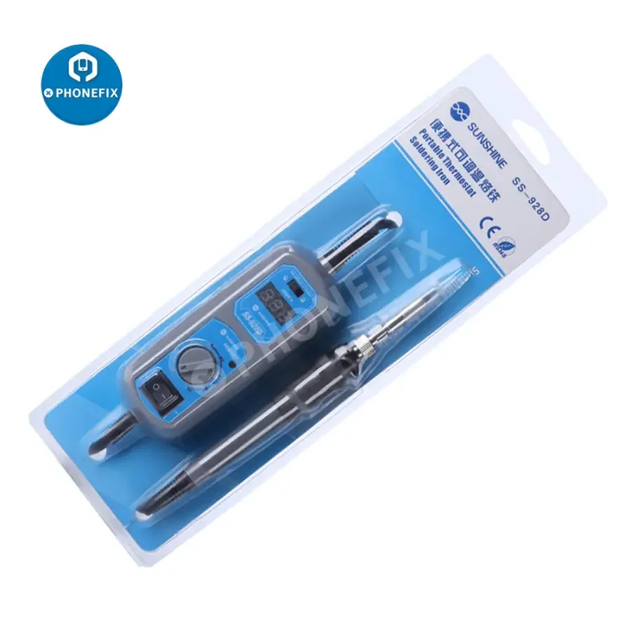 SS-928D Smart Thermostat Soldering Iron with LED Digitai Display - Image 6