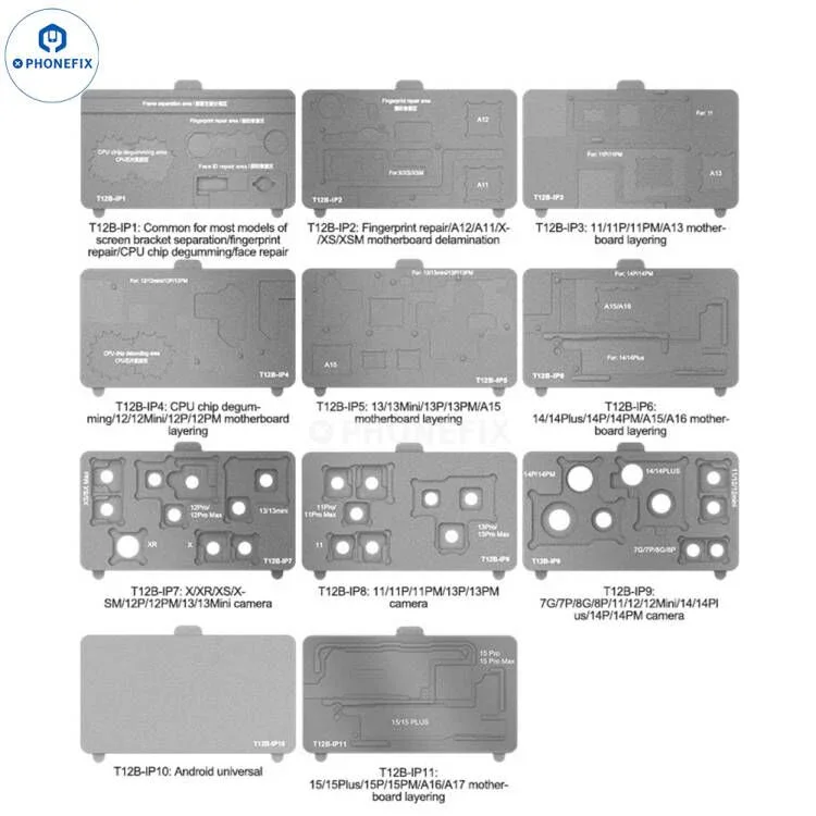 SS-T12B Motherboard Heater Platform For Android iPhone Repair - Image 18