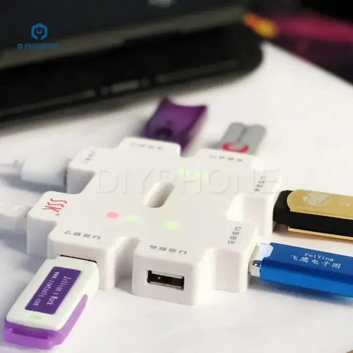 SSK SHU011 USB HUB Power Splitter 7 Ports USB Extender - Image 5