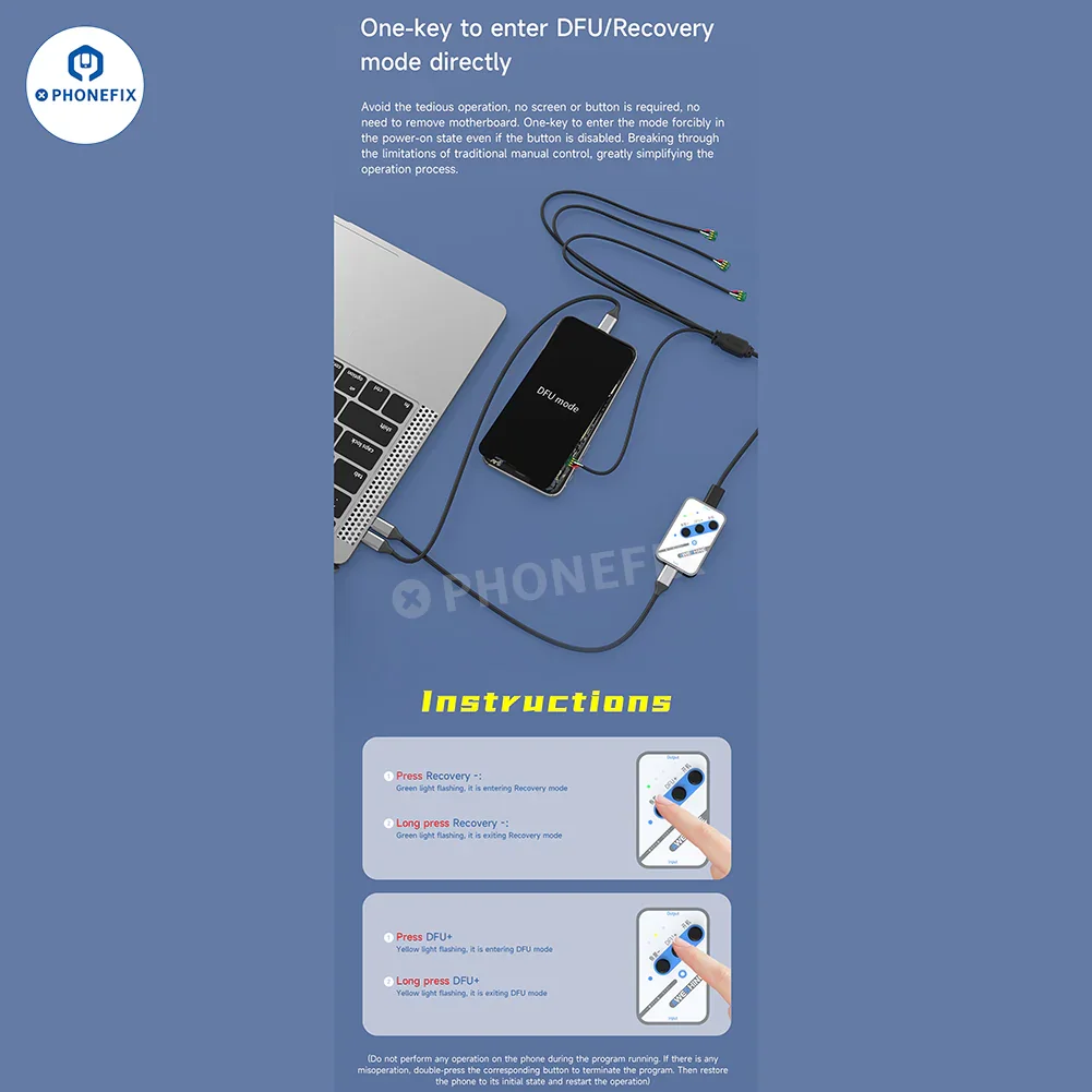 ST01 One-key DFU Box for iPhone X-16 Pro Max Recovery Mode - Image 10