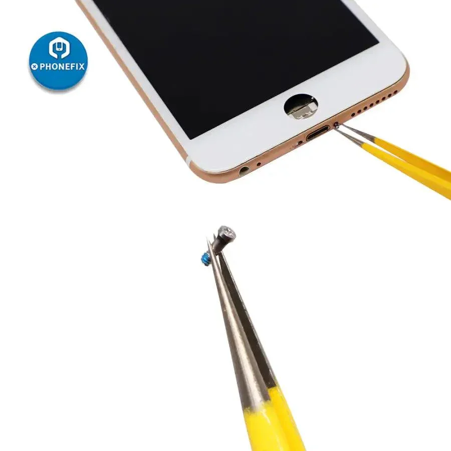 Stainless Steel Anti-static Tweezers Kit for PCB Soldering Repair Tool - Image 9