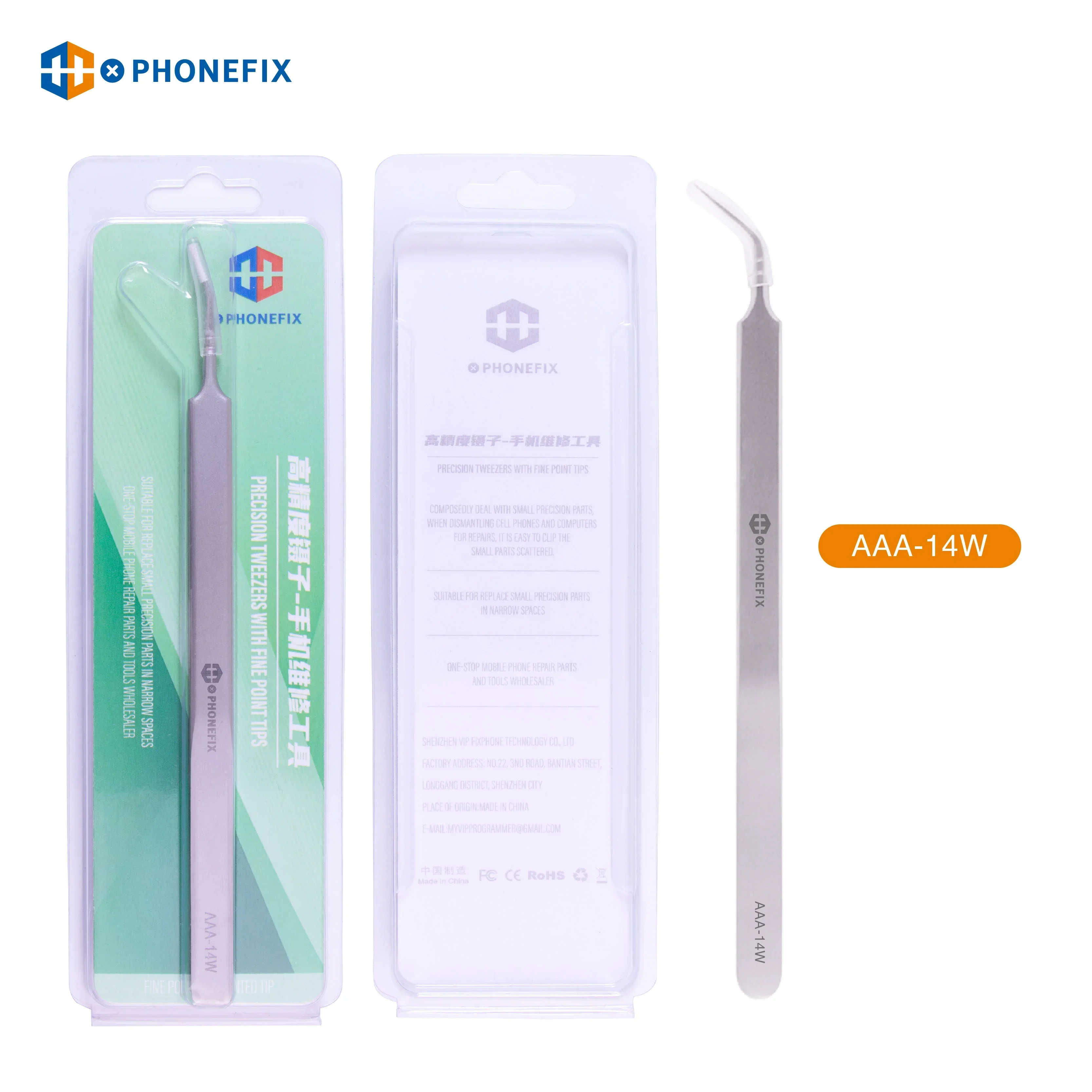 Stainless Steel Anti-Static Tweezers Precision Pointed Tweezers Tool - Image 5