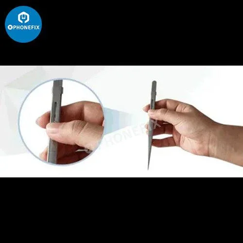 Straight Head / Anti-static Cross Type Tweezers Phone Repair Tool - Image 4