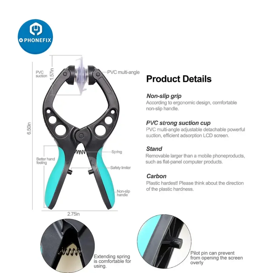 Suction Cup Pliers Repair Tool Kit Compatible For LCD Screen Opening - Image 6