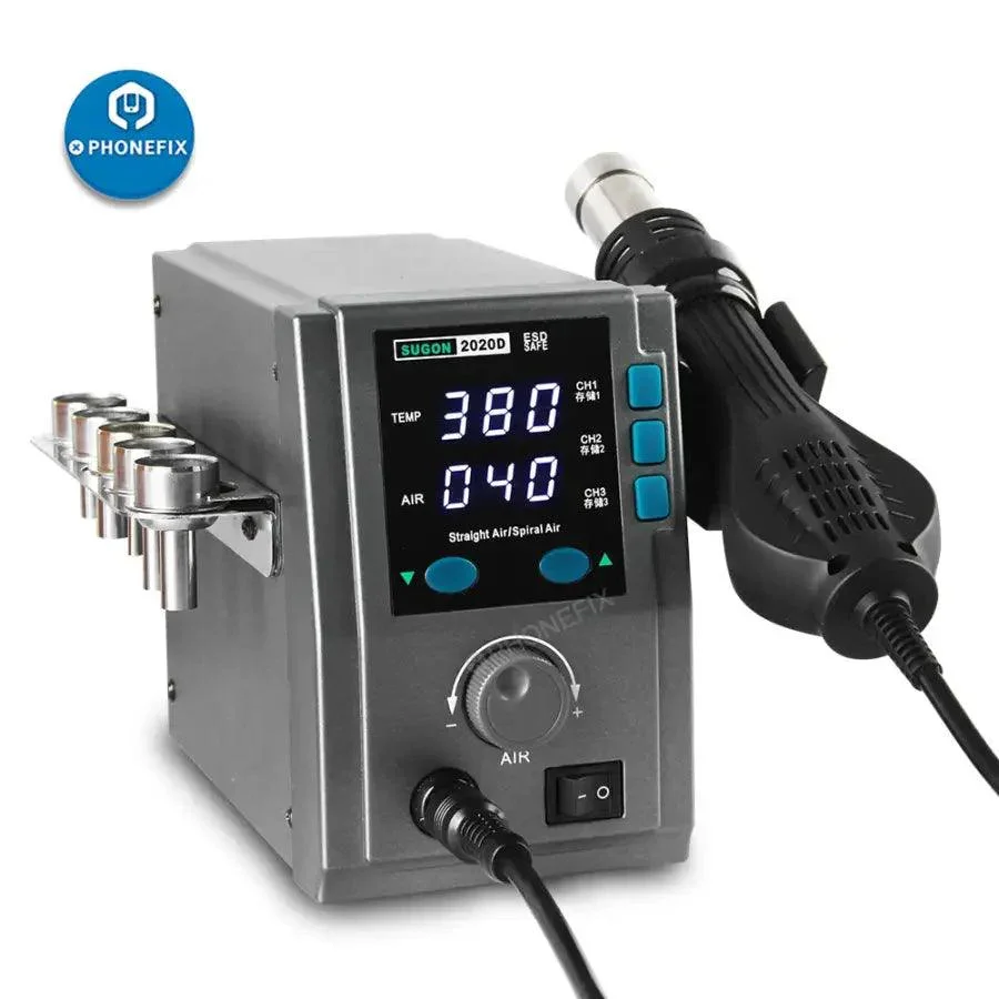 SUGON 2020D 700W Hot Air Gun BGA Desoldering Station Rework - Image 4