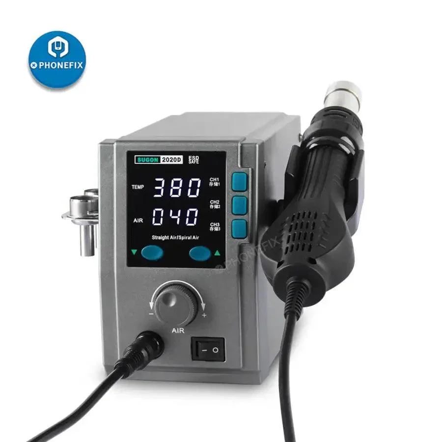 SUGON 2020D 700W Hot Air Gun BGA Desoldering Station Rework - Image 5