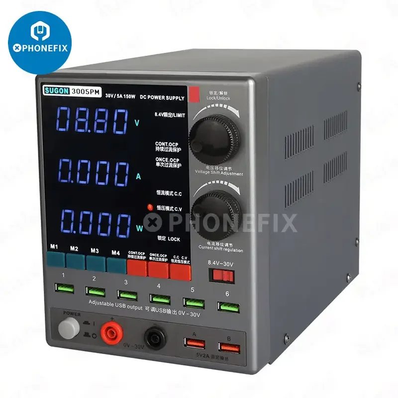 SUGON 3005PM 30V 5A DC Power Supply 4-Digit Display - Image 2