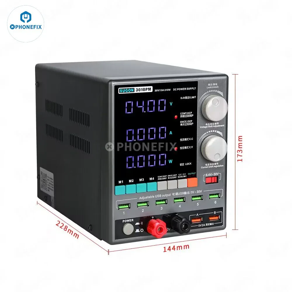 SUGON 3010PM 310W 30V 10A DC Power Supply 4-Digits Display - Image 3