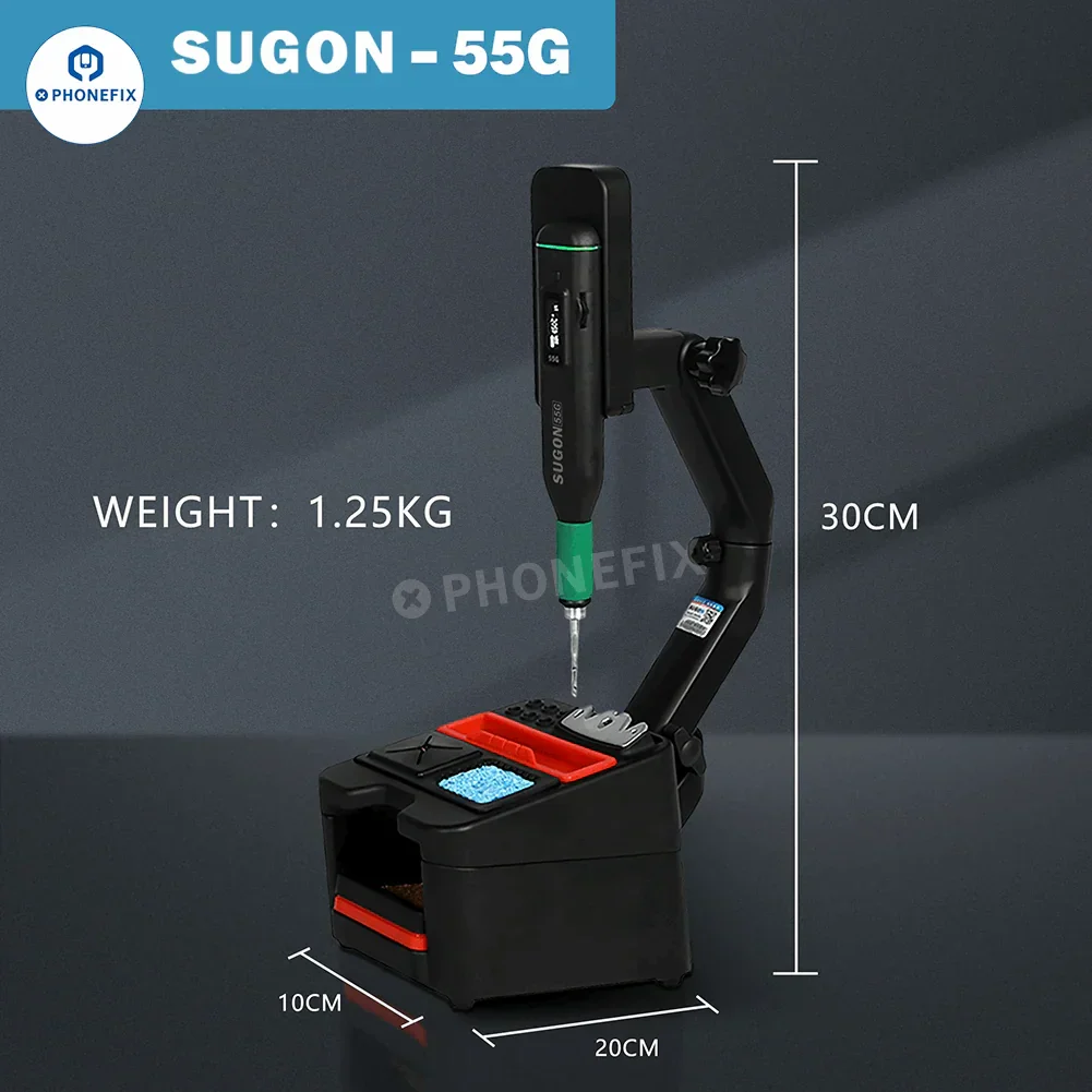 SUGON 55G Wireless Soldering Station Compatible JBC C210 Tips - Image 7