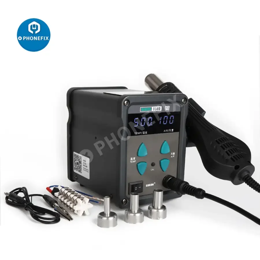 SUGON 858D Hot Air Gun BGA Rework Station Welding Soldering - Image 2