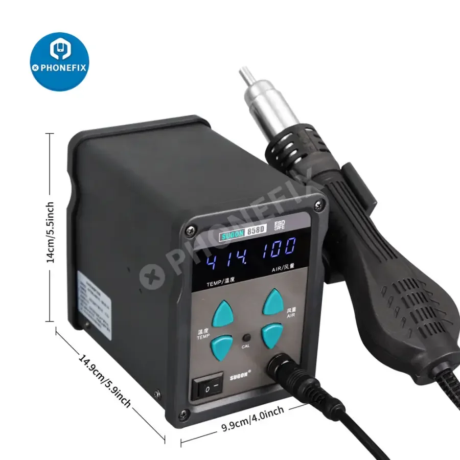 SUGON 858D Hot Air Gun BGA Rework Station Welding Soldering - Image 4