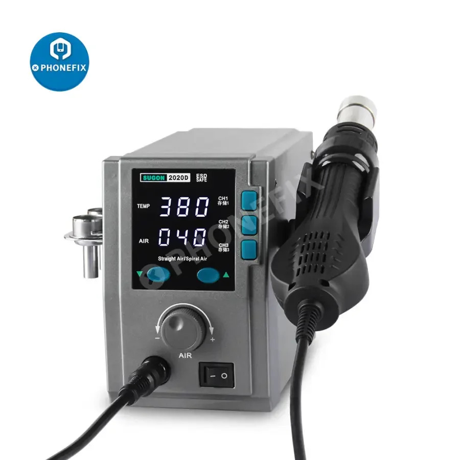 SUGON 858D Hot Air Gun BGA Rework Station Welding Soldering - Image 8