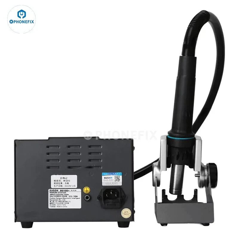 SUGON 8610D+ 1000W Digital Display Heat Gun Desoldering Rework Station - Image 5