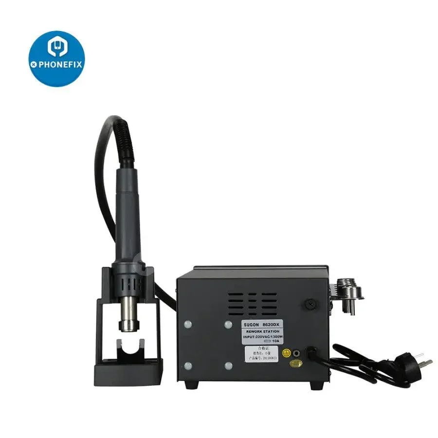 SUGON 8620DX 1000W Hot Air Rework Station With 45 Degree Nozzles - Image 5