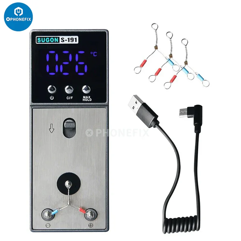Sugon S-196 Temperature Tester Hot Air Soldering Station Thermometer - Image 4