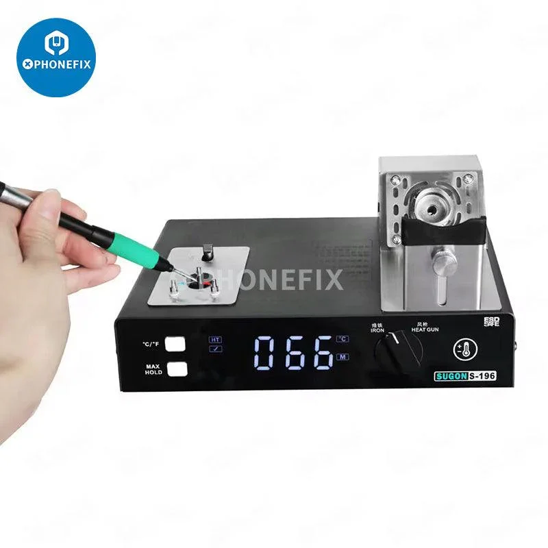 Sugon S-196 Temperature Tester Hot Air Soldering Station Thermometer - Image 7