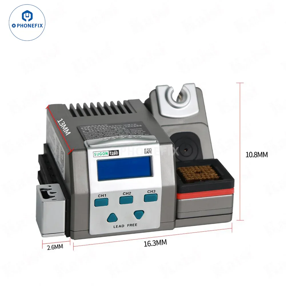 SUGON T26D Precision Lead-free Electric Soldering Station - Image 8