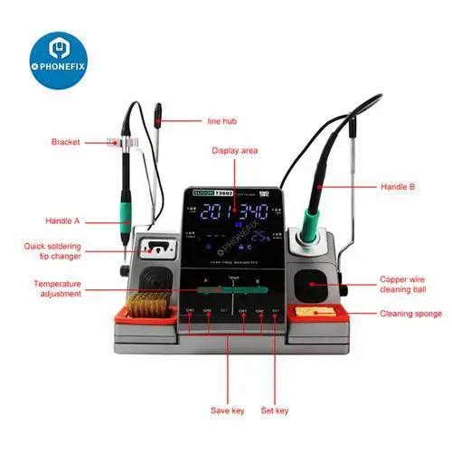 SUGON T3602 Soldering Station with JBC T115 T210 iron tips - Image 5