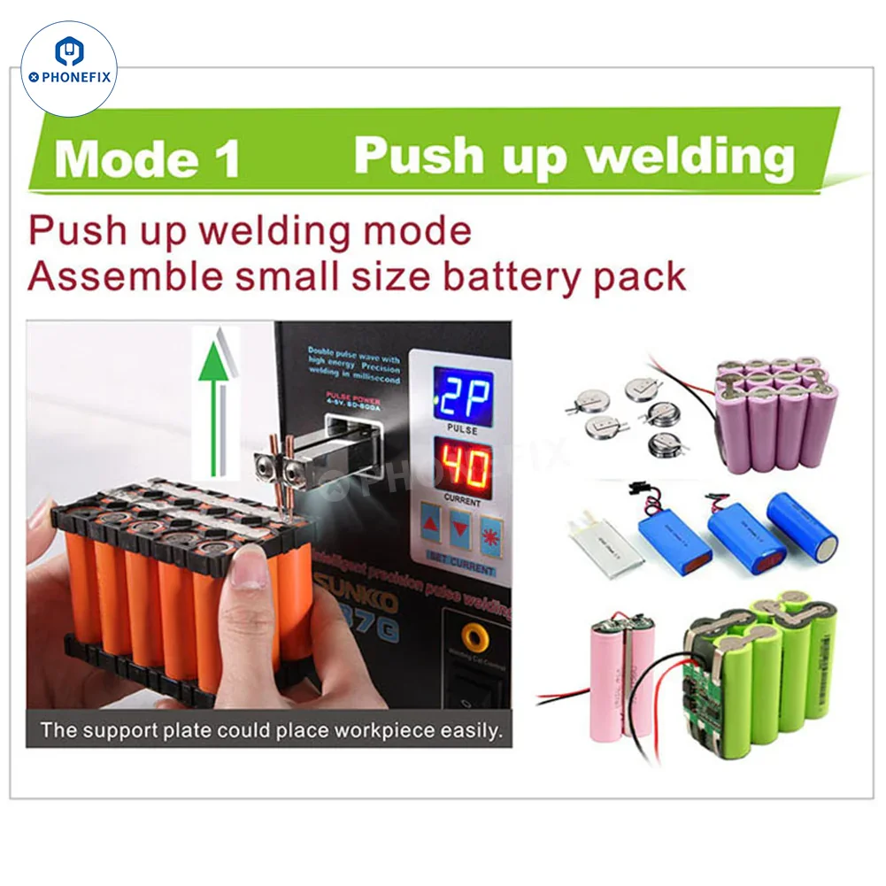 SUNKKO 737G 737G+ Dual Pulse Battery Spot Welder - Image 4