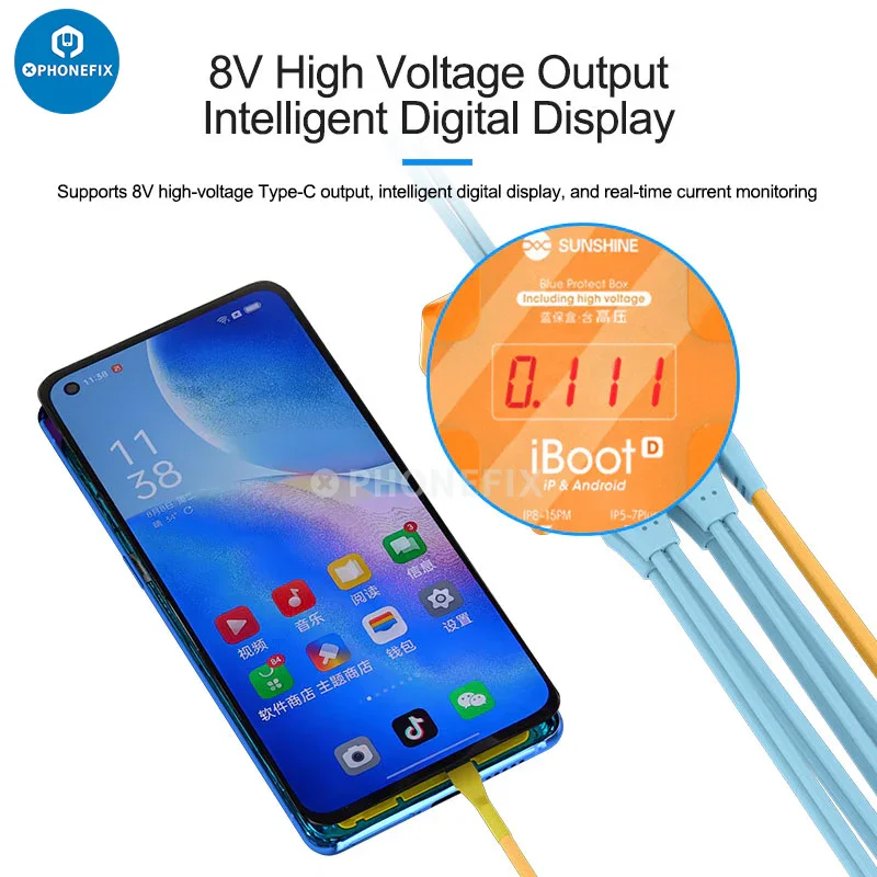 SUNSHINE Android iPhone Control Boot Power Supply Test Cable - Image 23